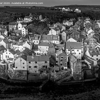 Buy canvas prints of Staithes from Above by Kevin Winter