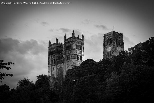 Durham Cathedral by Night Picture Board by Kevin Winter