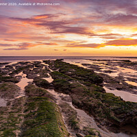 Buy canvas prints of Redcar Rocks by Kevin Winter