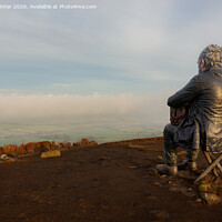Buy canvas prints of Man on the moors by Kevin Winter