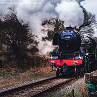 Buy canvas prints of Flying Scotsman framed mounted print by Kevin Winter
