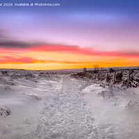 Buy canvas prints of Snow on the moors by Kevin Winter