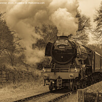 Buy canvas prints of Memories of the Flying Scotsman by Kevin Winter