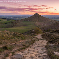 Buy canvas prints of Path to Roseberry Topping by Kevin Winter