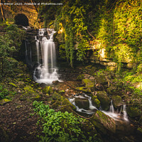 Buy canvas prints of Wensley Falls by Kevin Winter