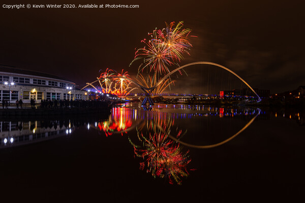 Stockton Fireworks Picture Board by Kevin Winter