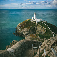 Buy canvas prints of South Stack Lighthouse by Kevin Winter