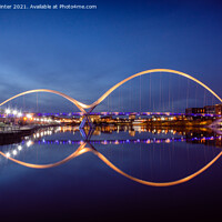 Buy canvas prints of Infinity Bridge by night by Kevin Winter