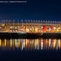 Buy canvas prints of Riverside Stadium by Kevin Winter