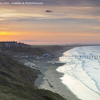 Buy canvas prints of Huntcliff sunset by Kevin Winter