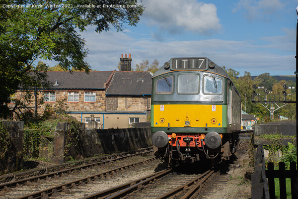 Heritage diesel train Picture Board by Kevin Winter