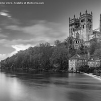 Buy canvas prints of Durham Cathedral over the River Wear by Kevin Winter