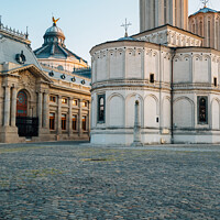 Buy canvas prints of Patriarchal cathedral in Bucharest by Sanga Park
