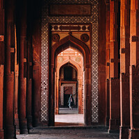 Buy canvas prints of Jama Masjid Mosque in Fatehpur Sikri by Sanga Park