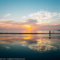 Buy canvas prints of Sunset in Palolem beach by Sanga Park