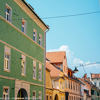 Buy canvas prints of Sibiu old town by Sanga Park