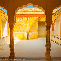 Buy canvas prints of Amber Palace in Jaipur by Sanga Park