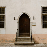 Buy canvas prints of Old house in Tallinn by Sanga Park