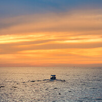 Buy canvas prints of Sunset on the Sea -  by Blok Photo 
