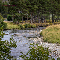 Buy canvas prints of Findhorn River, close to source. by Mark Ambrose