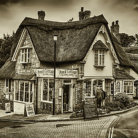 Buy canvas prints of Pencil Cottage by Alistair Duncombe