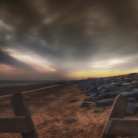 Buy canvas prints of Camber Beach Sunset by Alistair Duncombe