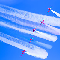 Buy canvas prints of Red Arrows by Alistair Duncombe