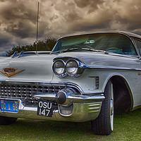 Buy canvas prints of 1958 Cadillac Coup De Ville by Alistair Duncombe