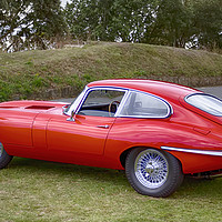 Buy canvas prints of E-Type Jaguar  by Alistair Duncombe