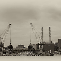 Buy canvas prints of Tate and Lyle Factory London Docklands  by Alistair Duncombe