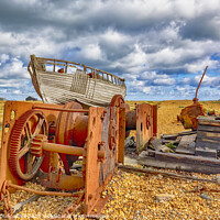 Buy canvas prints of Weathered at Dungeness by Alistair Duncombe