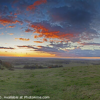 Buy canvas prints of Fathing Common Panoramic by Alistair Duncombe