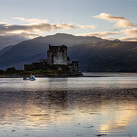 Buy canvas prints of Early Morning at the Castle by Roger Daniel