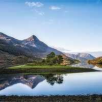 Buy canvas prints of Reflection on Loch Leven by Roger Daniel