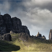 Buy canvas prints of Old Man of Storr by Roger Daniel