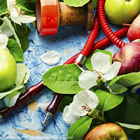 Buy canvas prints of Turkish shisha with fresh apple flavor by Mykola Lunov Mykola