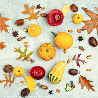Buy canvas prints of Autumn food, autumn still life by Mykola Lunov Mykola