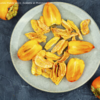Buy canvas prints of Dried persimmon fruits. by Mykola Lunov Mykola