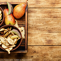 Buy canvas prints of Dried pears and fresh pears by Mykola Lunov Mykola