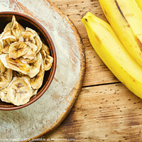 Buy canvas prints of Delicious dried bananas by Mykola Lunov Mykola