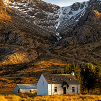 Buy canvas prints of A solitary cottage in the Scottish Highlands by Northern Wild