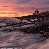Buy canvas prints of Serenity at Howick Bathing House by Northern Wild