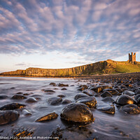 Buy canvas prints of Dunstanburgh Castle clouds by Northern Wild