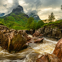 Buy canvas prints of Three Sisters storm by Northern Wild