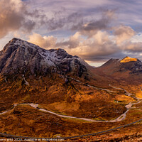 Buy canvas prints of Glencoe autumn view by Northern Wild
