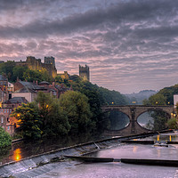 Buy canvas prints of Durham Cathedral and Framwellgate bridge by Sree Mussunoor