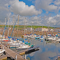 Buy canvas prints of Whitehaven Marina by chris hyde