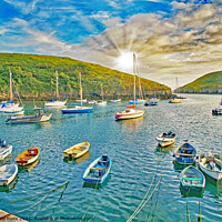 Buy canvas prints of Solva Harbour Pembrokeshire by chris hyde