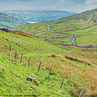 Buy canvas prints of kirkstone Pass towards Windermere by chris hyde