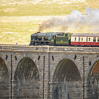 Buy canvas prints of Braunton on the Ribblesdale Viaduct by chris hyde
